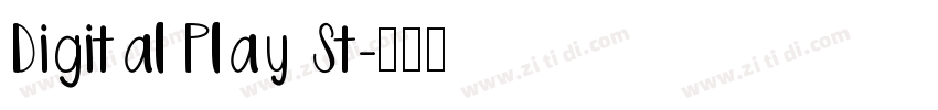 Digital Play St字体转换
